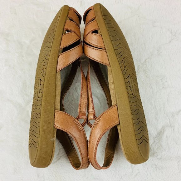 Sugarfoot Brown Leather Sandals I Women's Size 10 - Picture 7 of 7